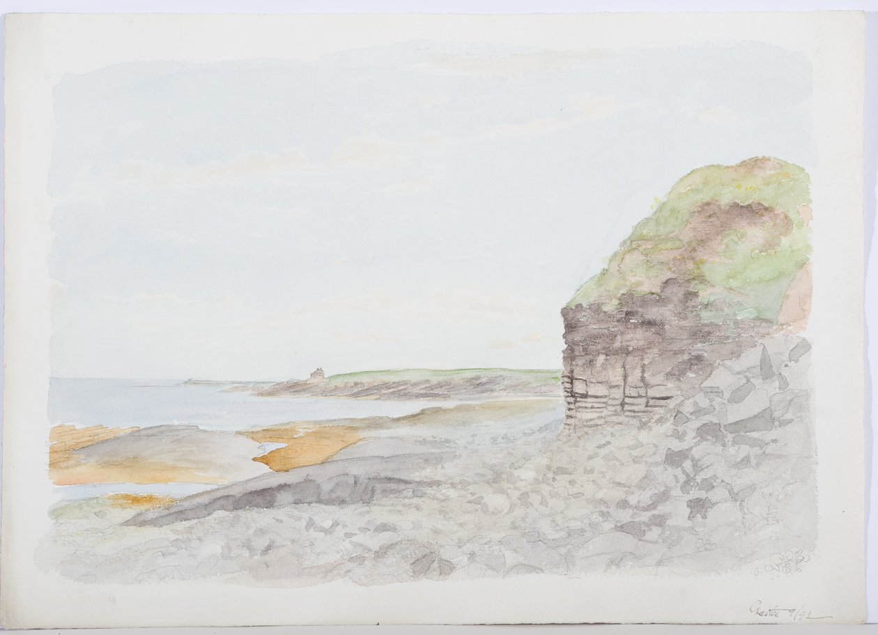 ca. 1916 (blyant og wc på papir) af Daniel Oliver