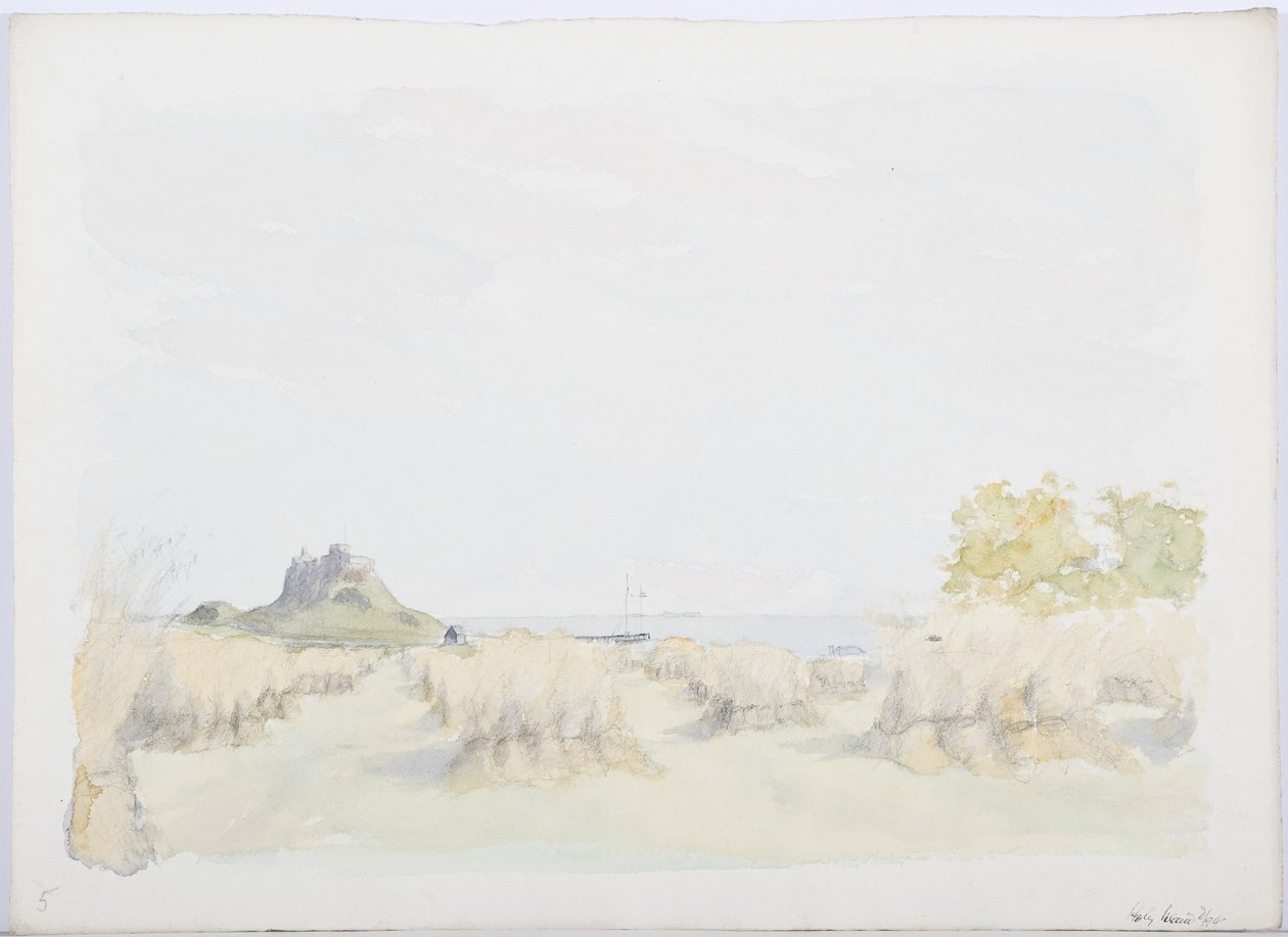 ca.1916 (blyant og wc på papir) af Daniel Oliver