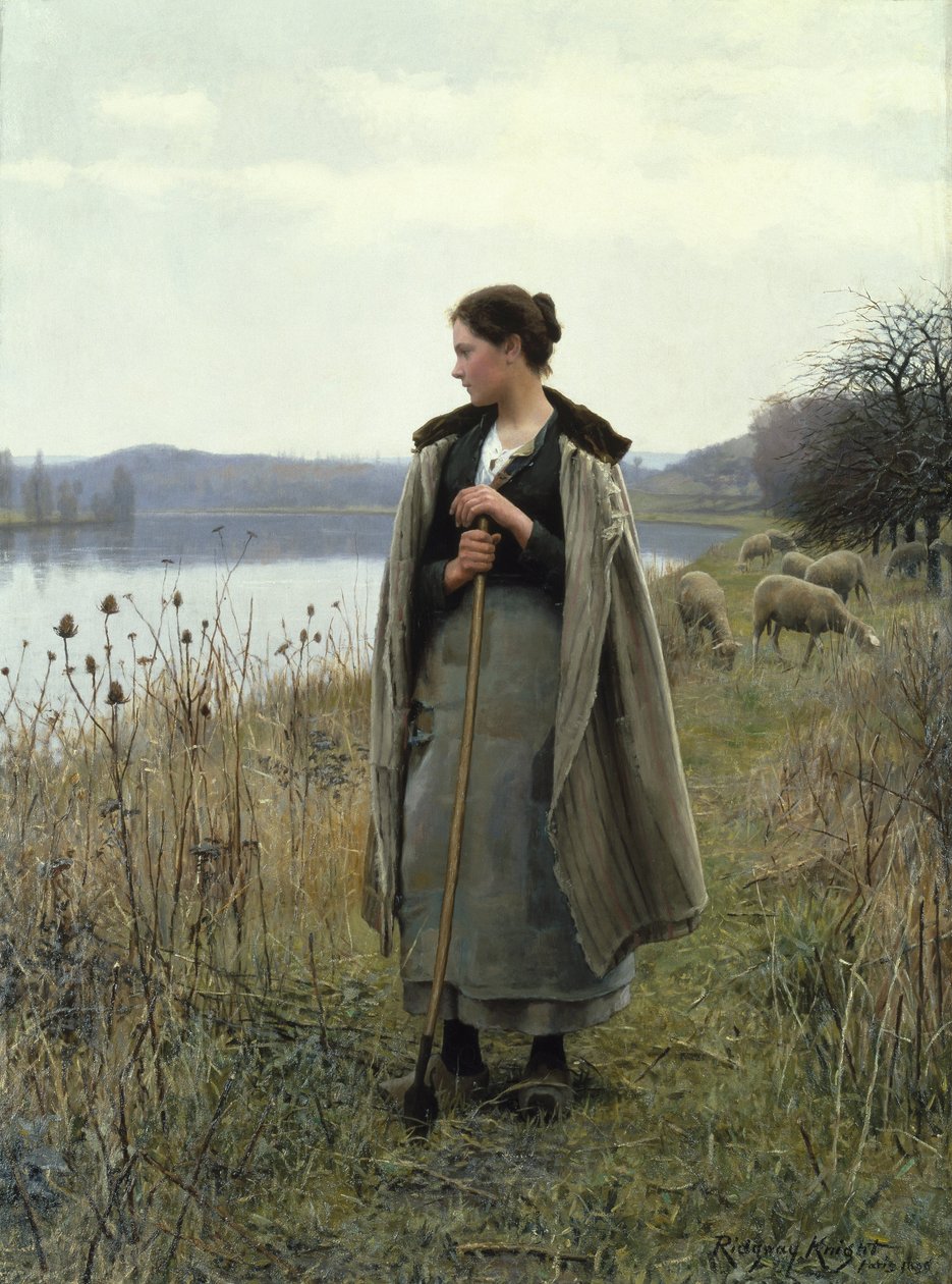 Hyrden til Rolleboise af Daniel Ridgway Knight