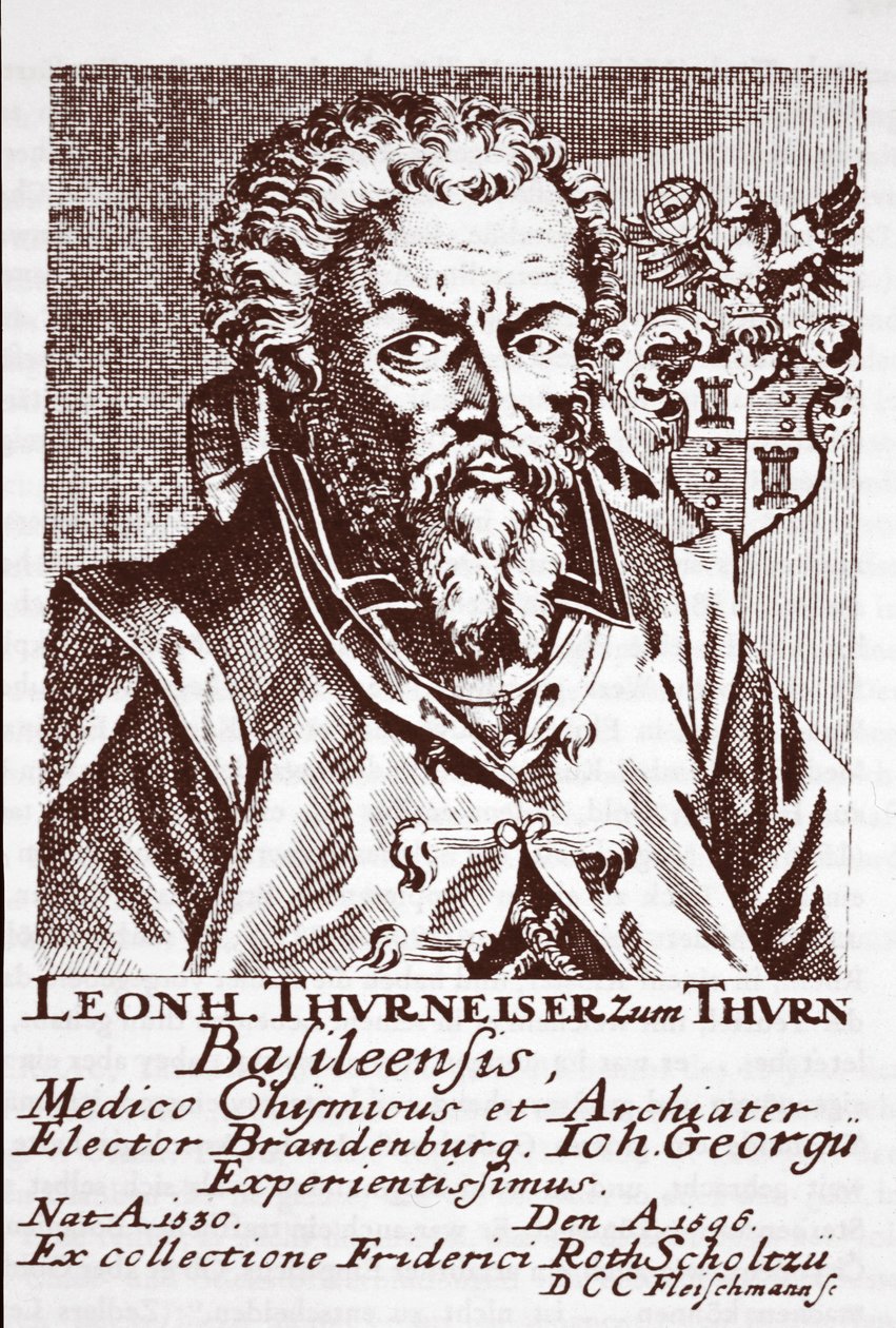 Leonhard Thurneysser zum Thurn, fra Quinta Essentia, c.1569 af Daniel Seidel