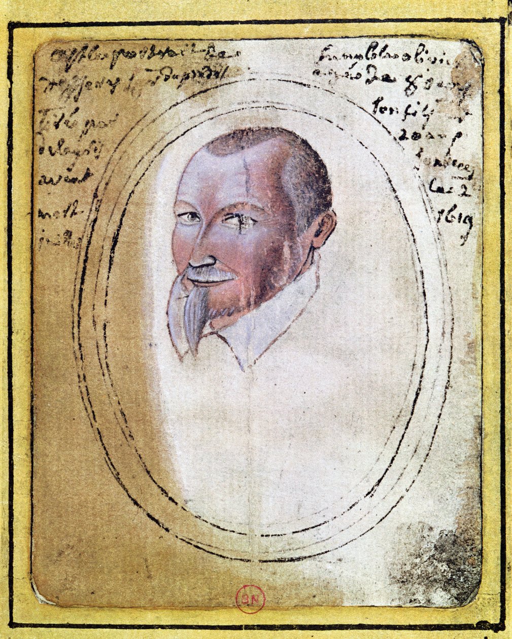 Portræt af Olivier de Serres (1539-1619) af Daniel de Serres