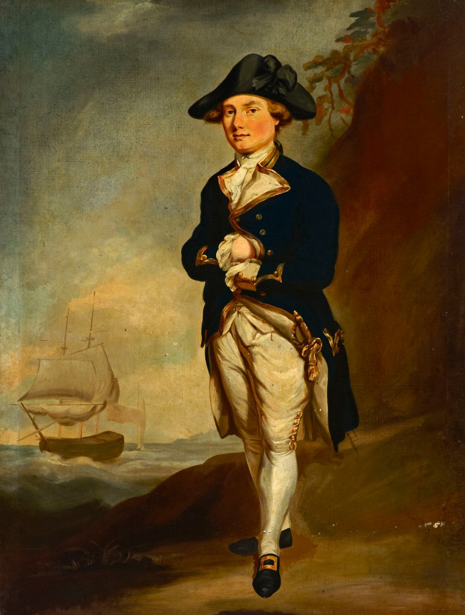 Admiral Sir William Cornwallis (1744-1819), slutningen af det 18. århundrede til begyndelsen af det 19. århundrede (olie på lærred) af Daniel (after) Gardner