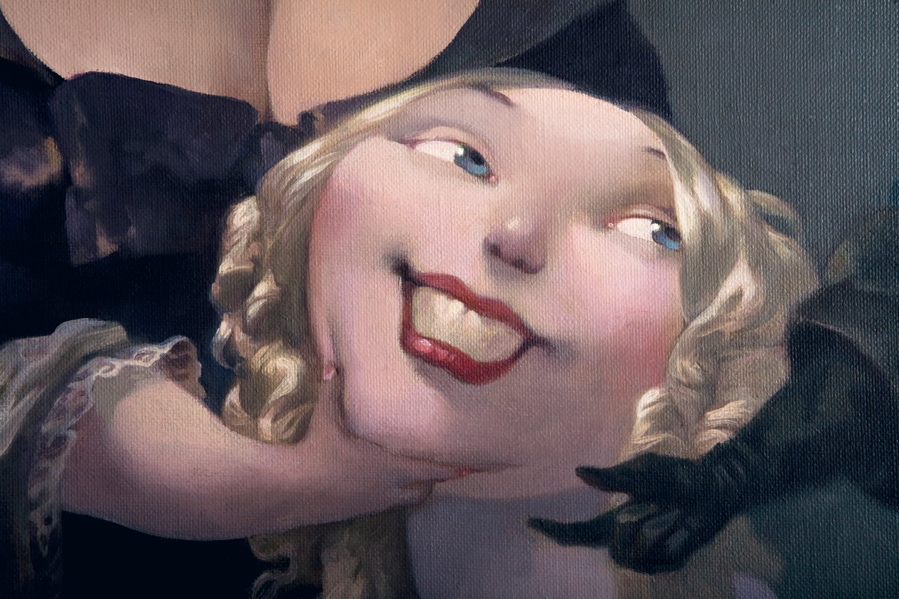 Forslaget, detaljer, fra Bluebeard af Charles Perrault (1628-1703) af Daniel Cacouault