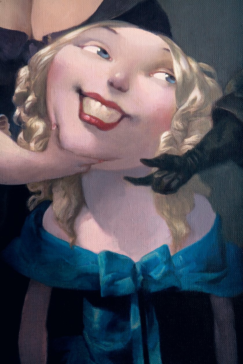 Forslaget, detaljer, fra Bluebeard af Charles Perrault (1628-1703) af Daniel Cacouault