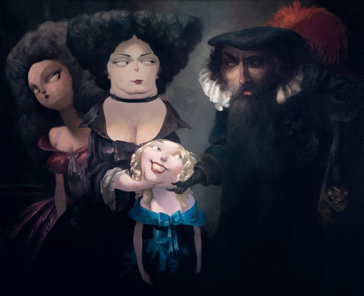 Forslaget, fra Bluebeard af Charles Perrault (1628-1703) af Daniel Cacouault