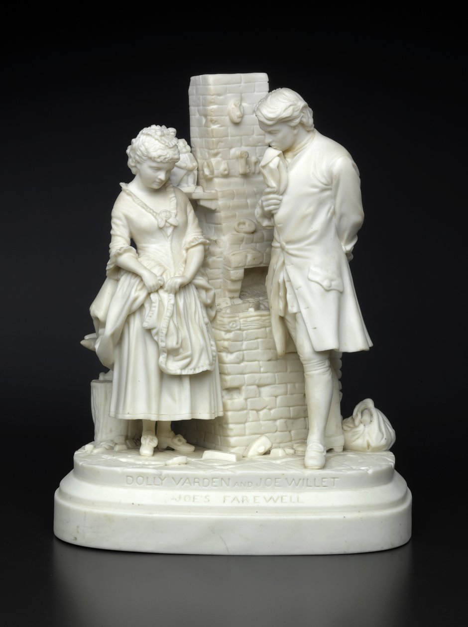 Joes Farewell, designet 1872-73 (uglaseret porcelæn) af Daniel Chester French