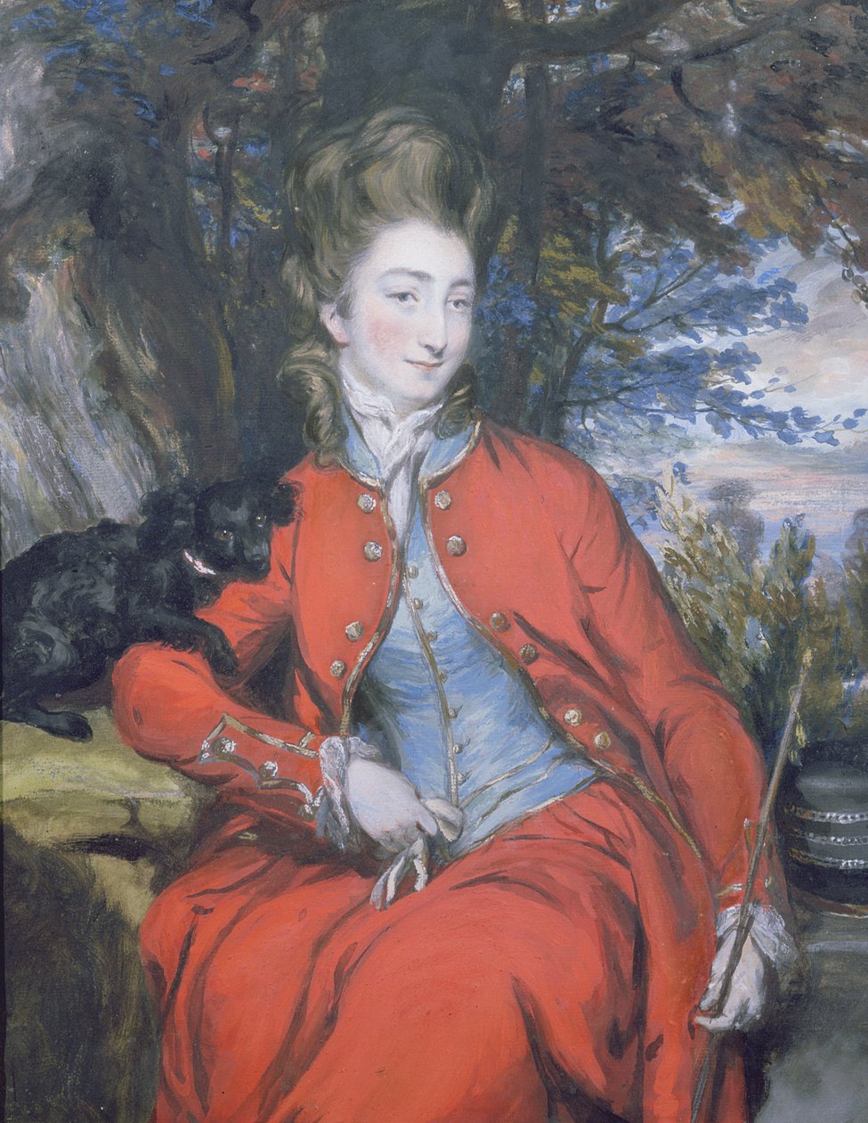 Elizabeth (1755-1806) Lady Bridgeman (pastel) (se 239433 for par) af Daniel Gardner