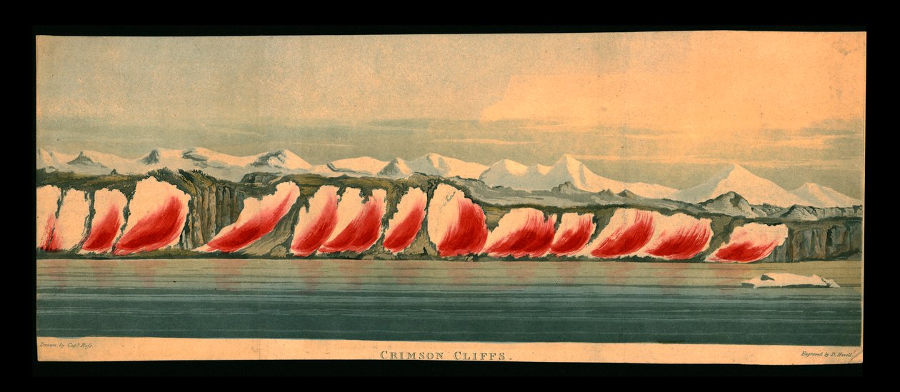 Crimson Cliffs, 1819. af Daniel Havell
