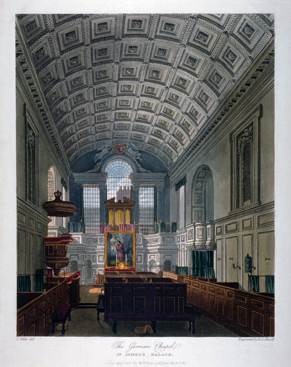 Indvendigt billede af Chapel Royal i St James