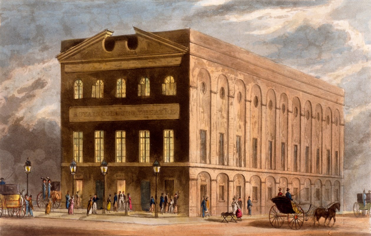 Royal Coburg Theatre, 1826 af Daniel Havell