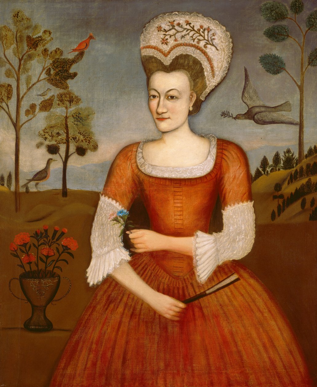 Catharine Hendrickson, ca. 1770. af Daniel Hendrickson