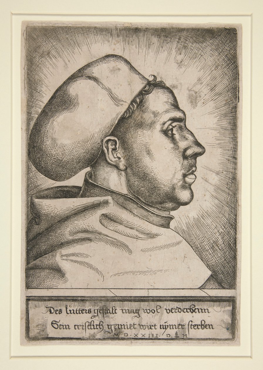 Martin Luther af Daniel Hopfer