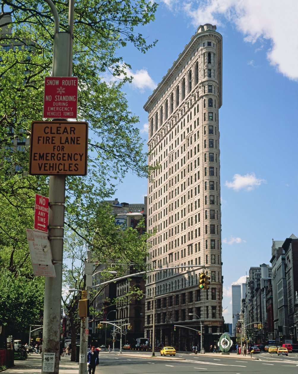 Flatiron Building, færdiggjort 1902 af Daniel Hudson Burnham