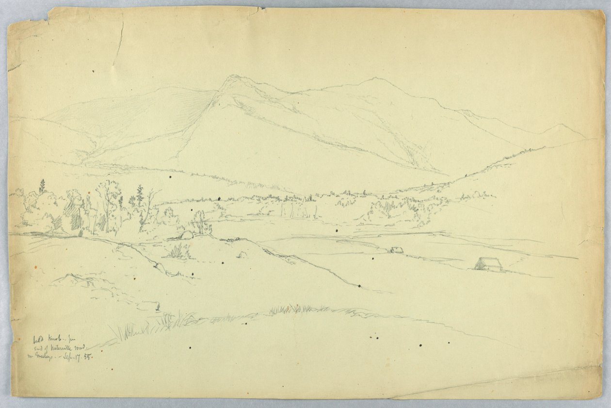 Bald Knob, fra enden af Waterville Road, Gurley