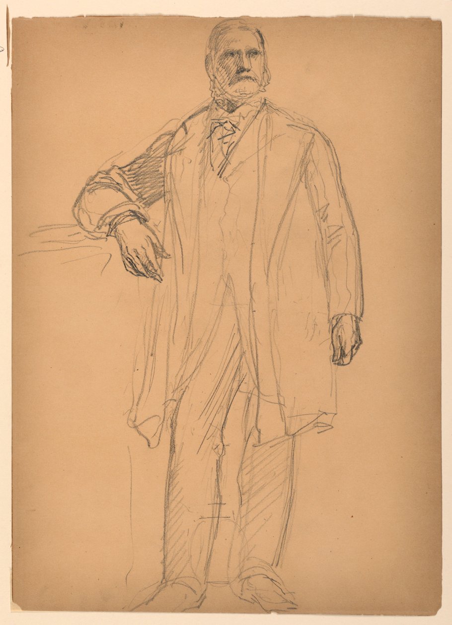 Tegning, præsident Chester Alan Ar, juni 1886 af Daniel Huntington