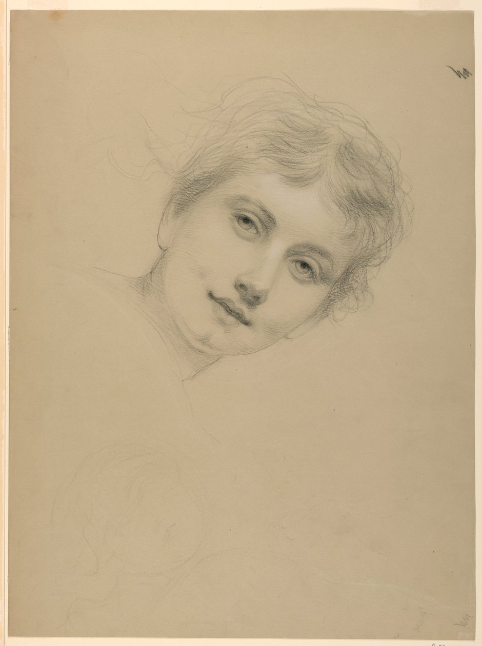 Tegning, studie til The National Ac, 1887 af Daniel Huntington