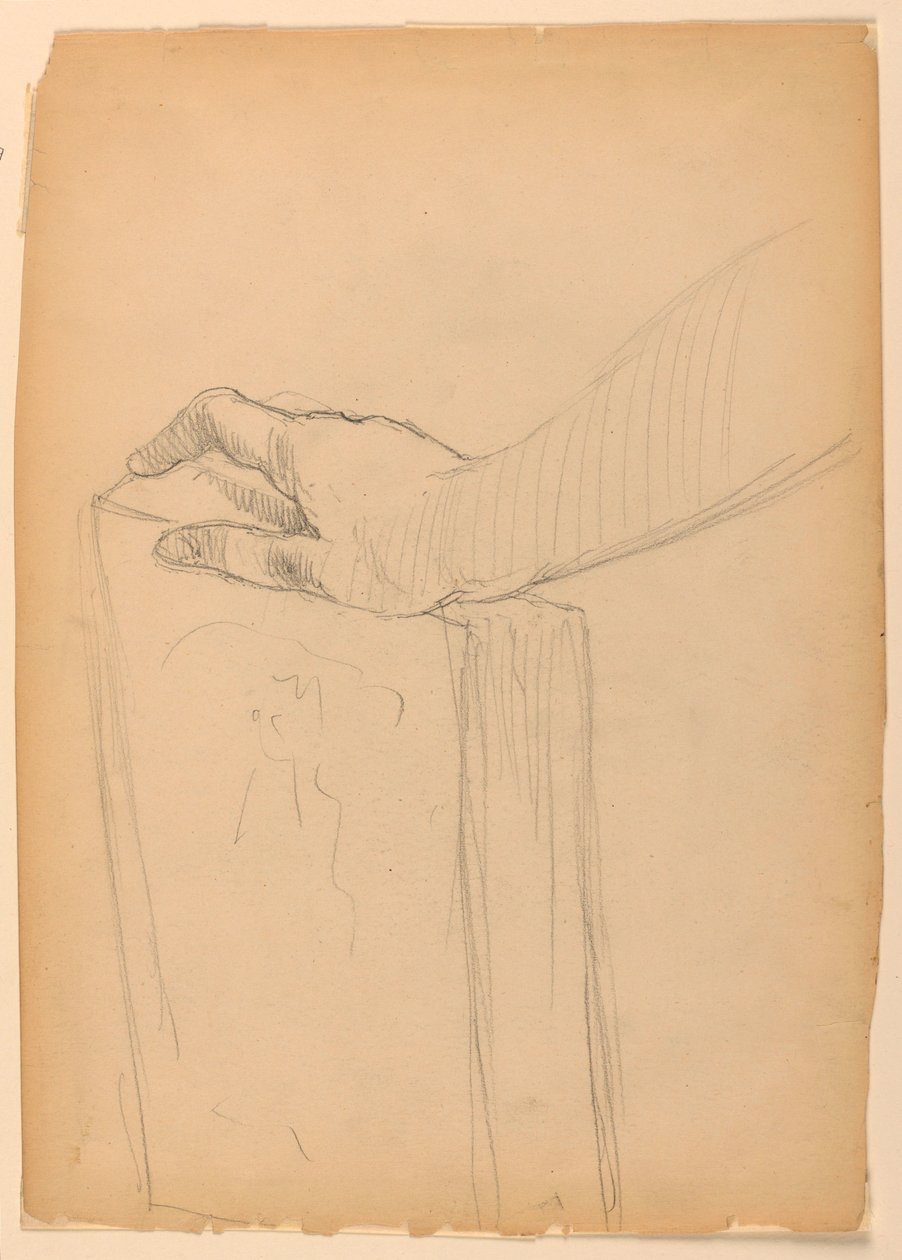 Tegning, studie til The National Ac, 1887 af Daniel Huntington
