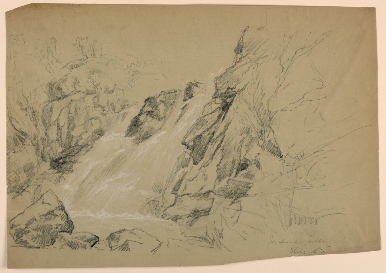 Goodrich Falls, Ellis River, New Hampshire af Daniel Huntington