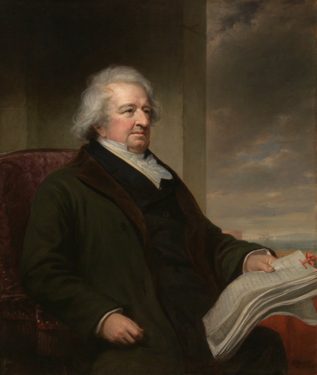 Gulian Crommelin Verplanck, 1857. af Daniel Huntington
