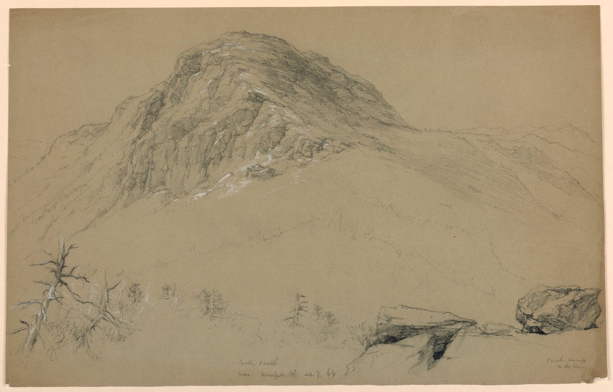 Kigger mod syd, Mount Mansfield, Vermont af Daniel Huntington