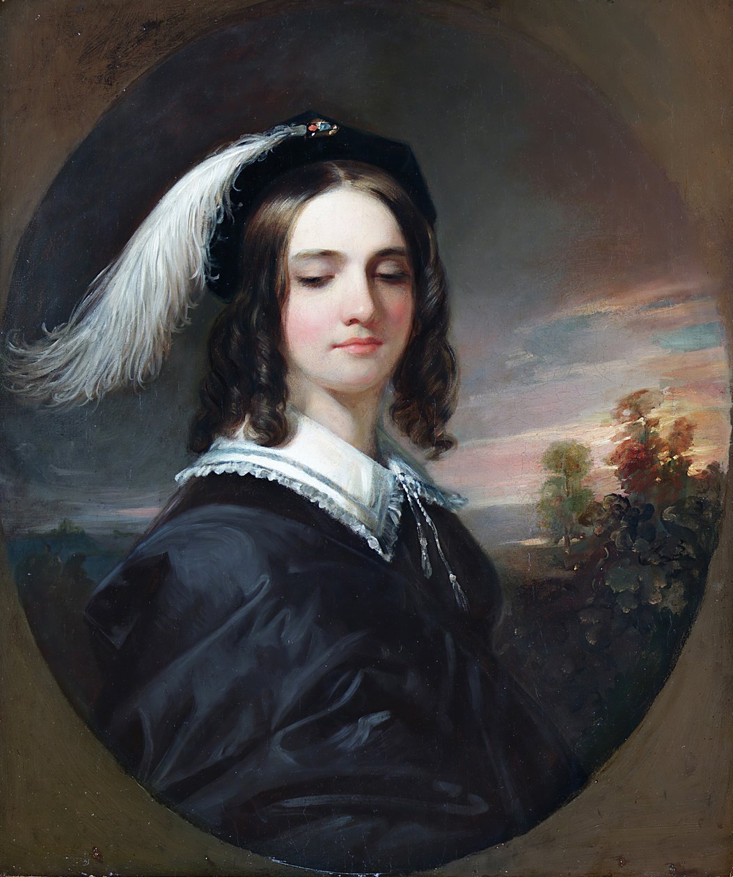 Mary Inman, 1844. af Daniel Huntington