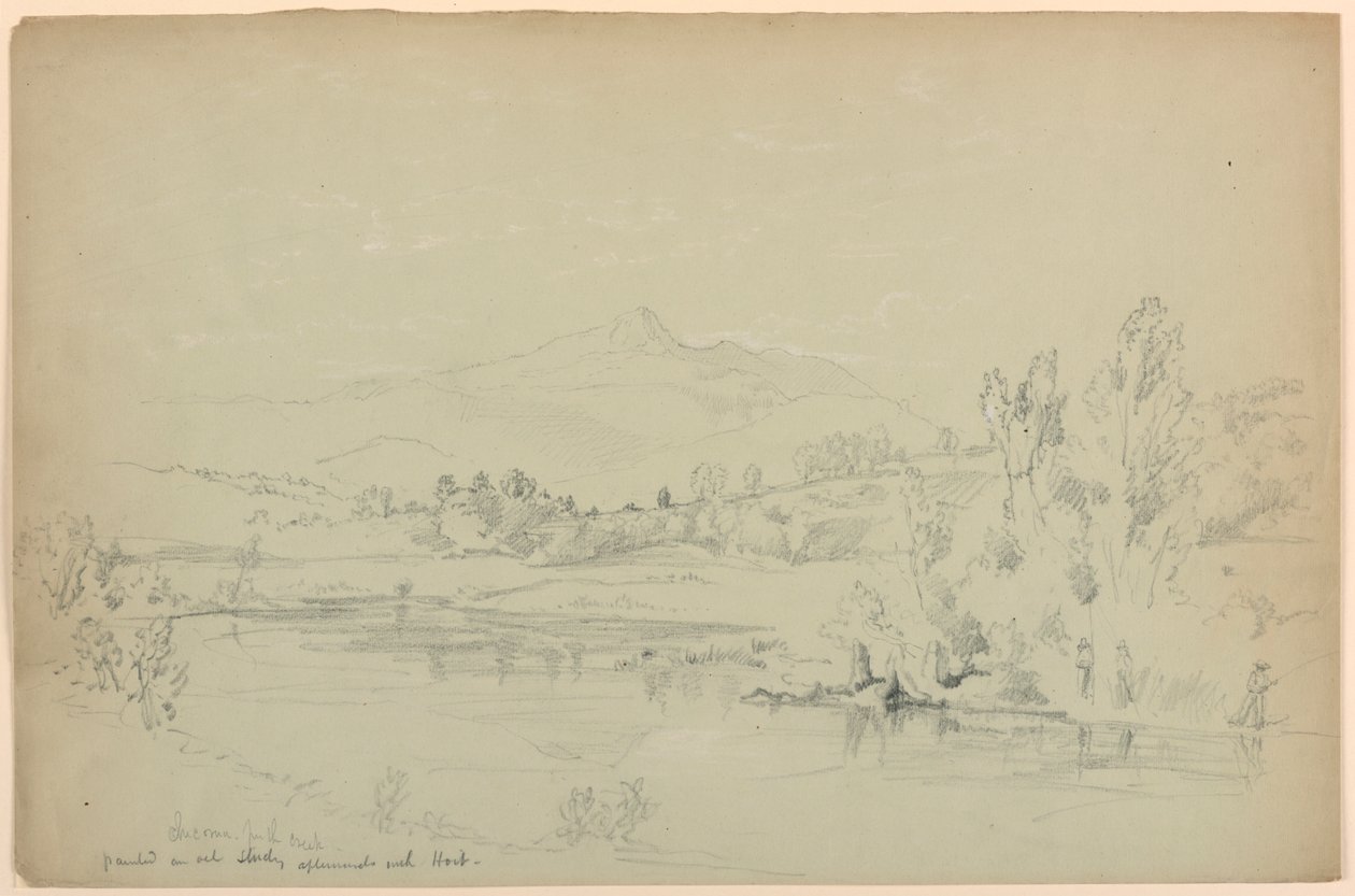 Mount Chocorua, fra åen af Daniel Huntington