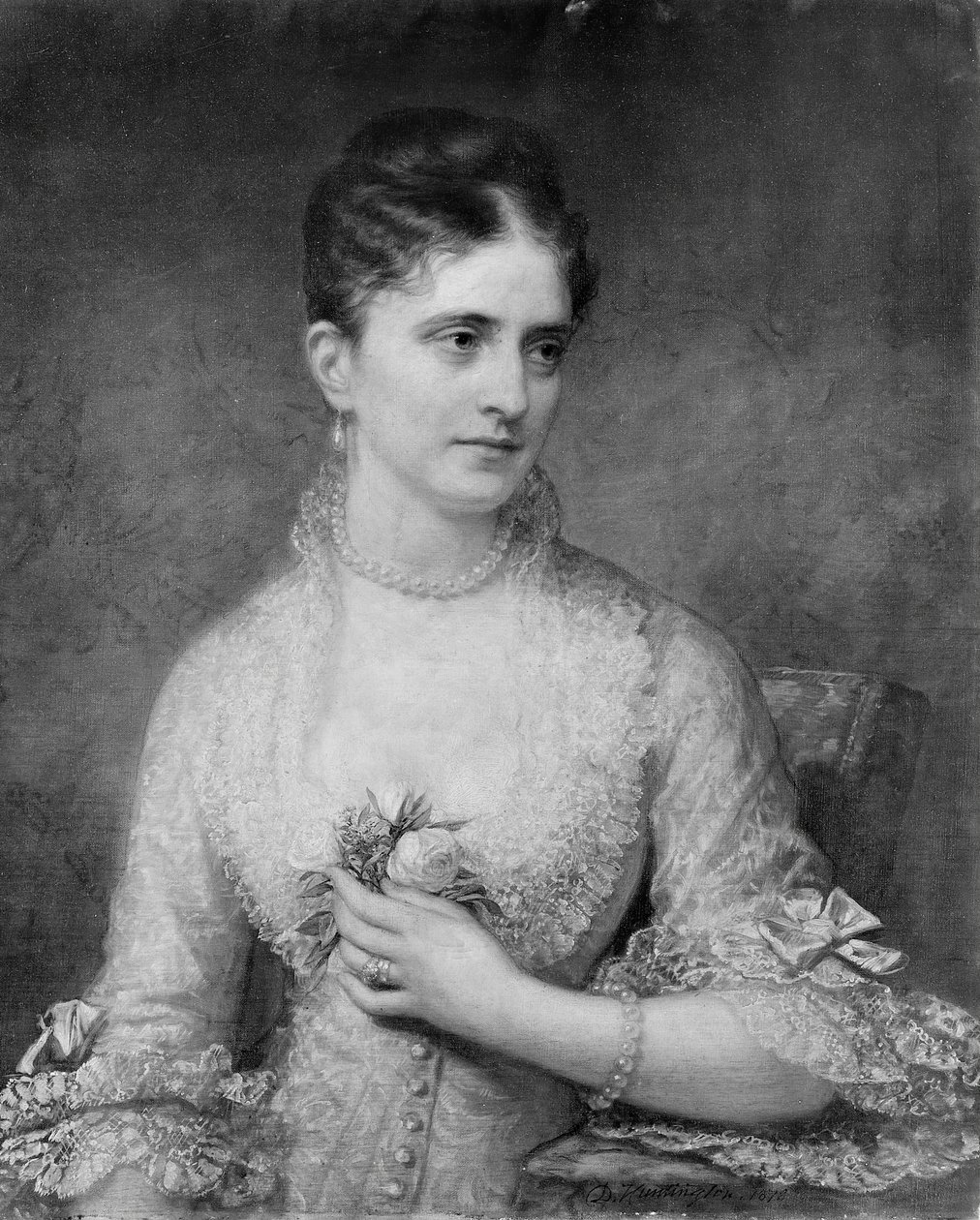 Fru Sylvester Dering, 1878. af Daniel Huntington