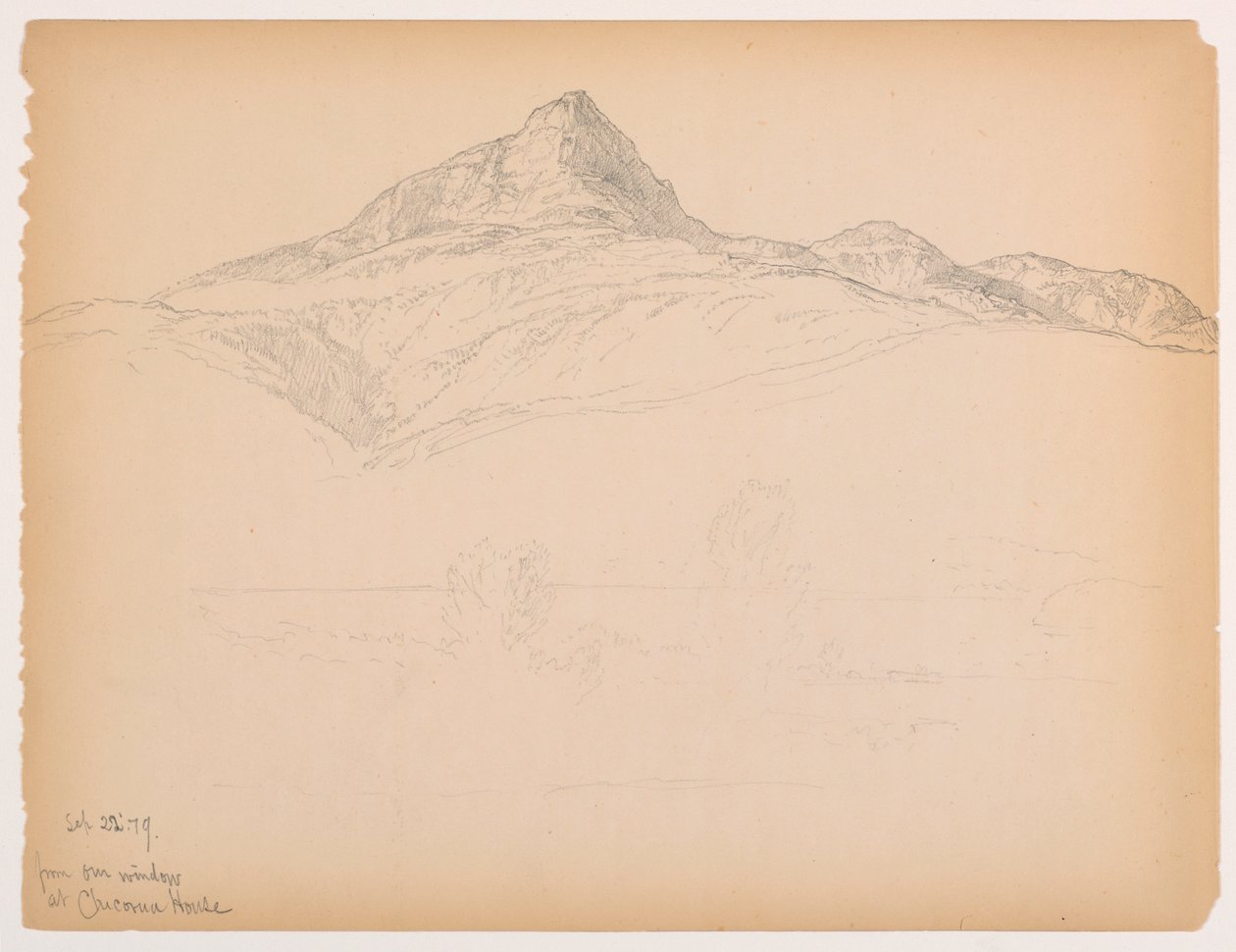 Mt. Chocorua fra Chocorua House af Daniel Huntington