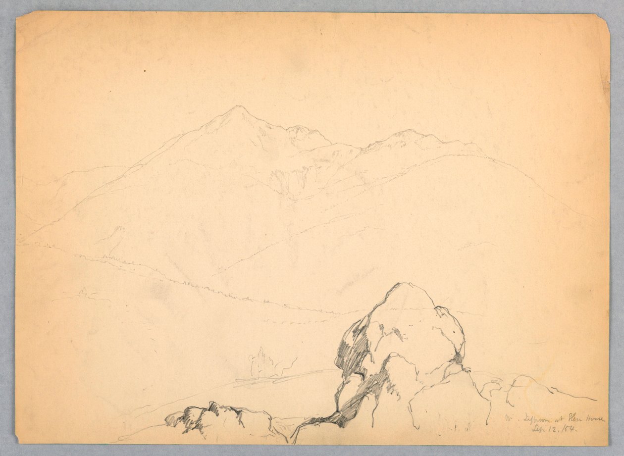 Mt. Jefferson ved Glen House, New Hampshire af Daniel Huntington