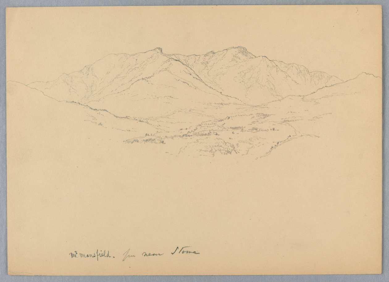 Mt. Mansfield fra nær Stowe, Vermont af Daniel Huntington