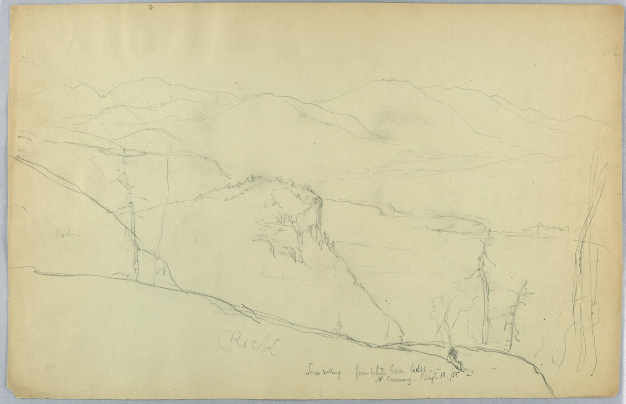 Saco Valley fra White Horse Ledge, North Conway af Daniel Huntington