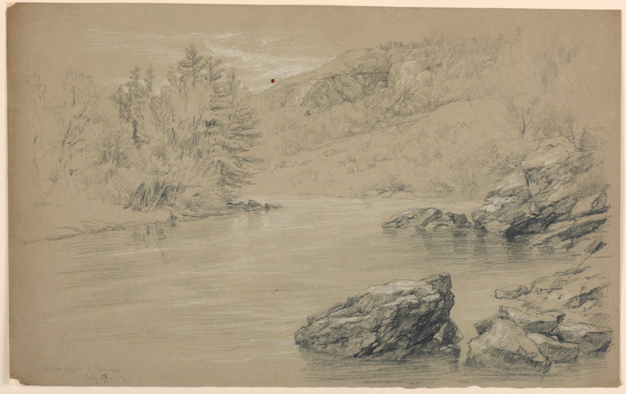 Androscoggin-floden ved Gorham, New Hampshire af Daniel Huntington