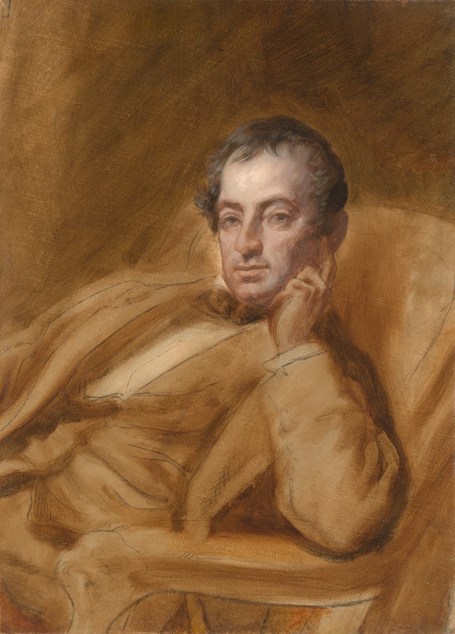 Washington Irving, ca. 1840. af Daniel Huntington