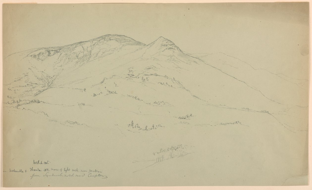 Welch Mountain i Waterville og Thornton, New Hampshire, fra Sandwich Notch Road, Campton af Daniel Huntington