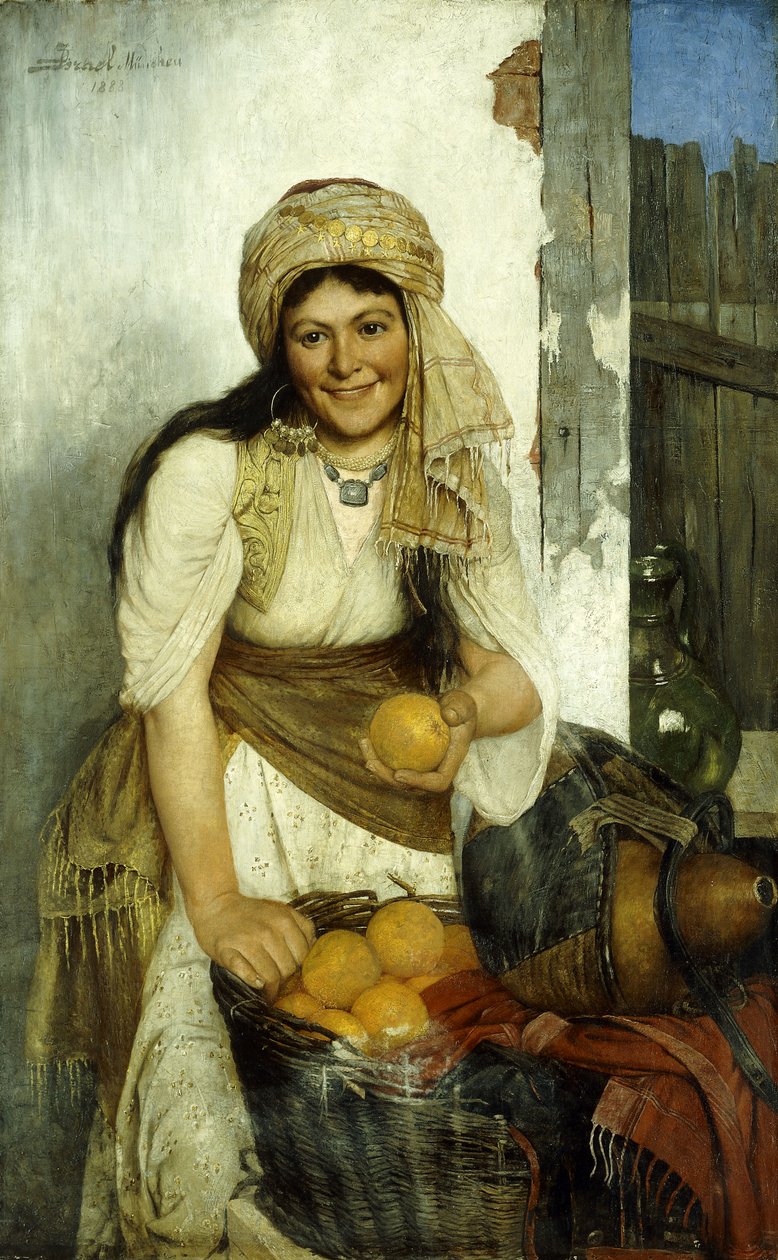 Den orange sælger, 1888 af Daniel Israel
