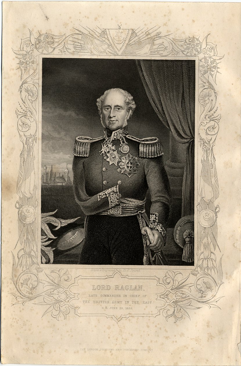 Portræt af Lord Raglan, 1856 af Daniel John Pound