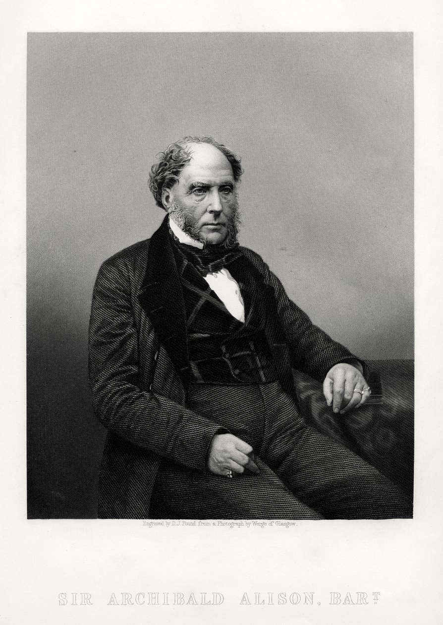 Archibald Alison, skotsk didaktisk og filosofisk forfatter, c1880 af Daniel John Pound