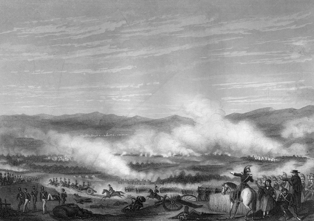 Slaget ved Vitoria, 21. juni 1813 c1857. af Daniel John Pound