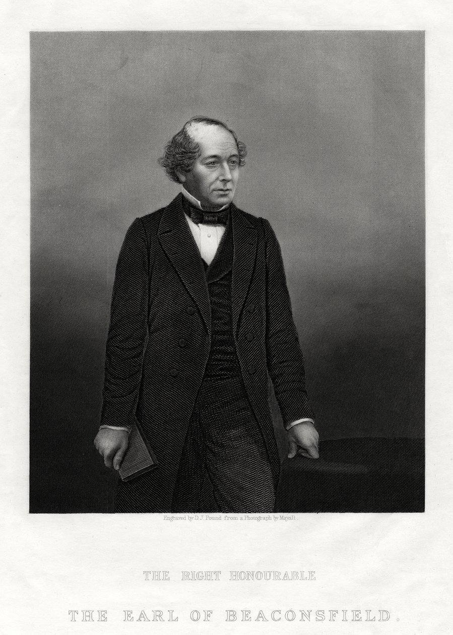 Benjamin Disraeli, jarl af Beaconsfield, premierminister, 1880 af Daniel John Pound