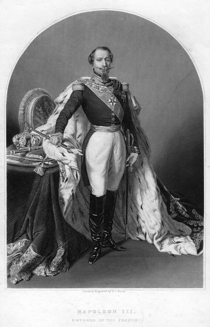 Napoleon III, kejser af Frankrig, 1800-tallet. af Daniel John Pound