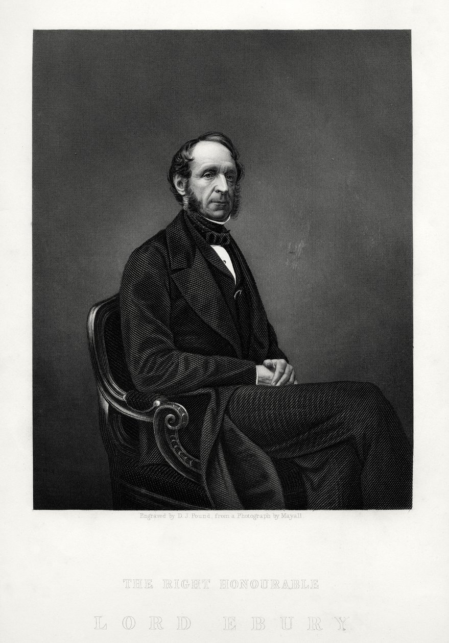 Richard Grosvenor, 2. markis af Westminster, engelsk aristokrat, c1880. af Daniel John Pound