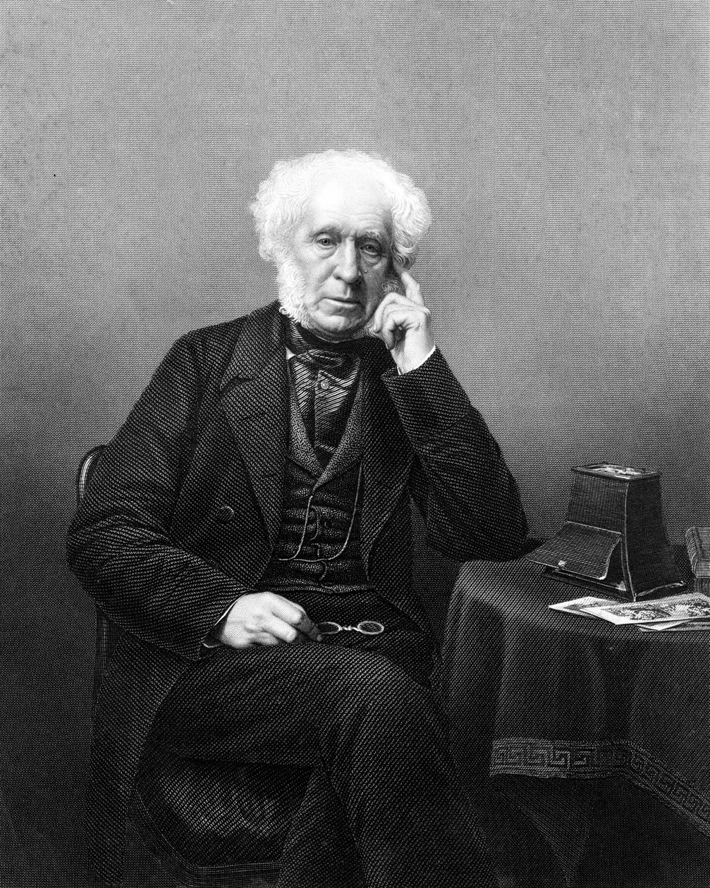 Sir David Brewster, skotsk videnskabsmand, opfinder og forfatter fra det 19. århundrede. af Daniel John Pound