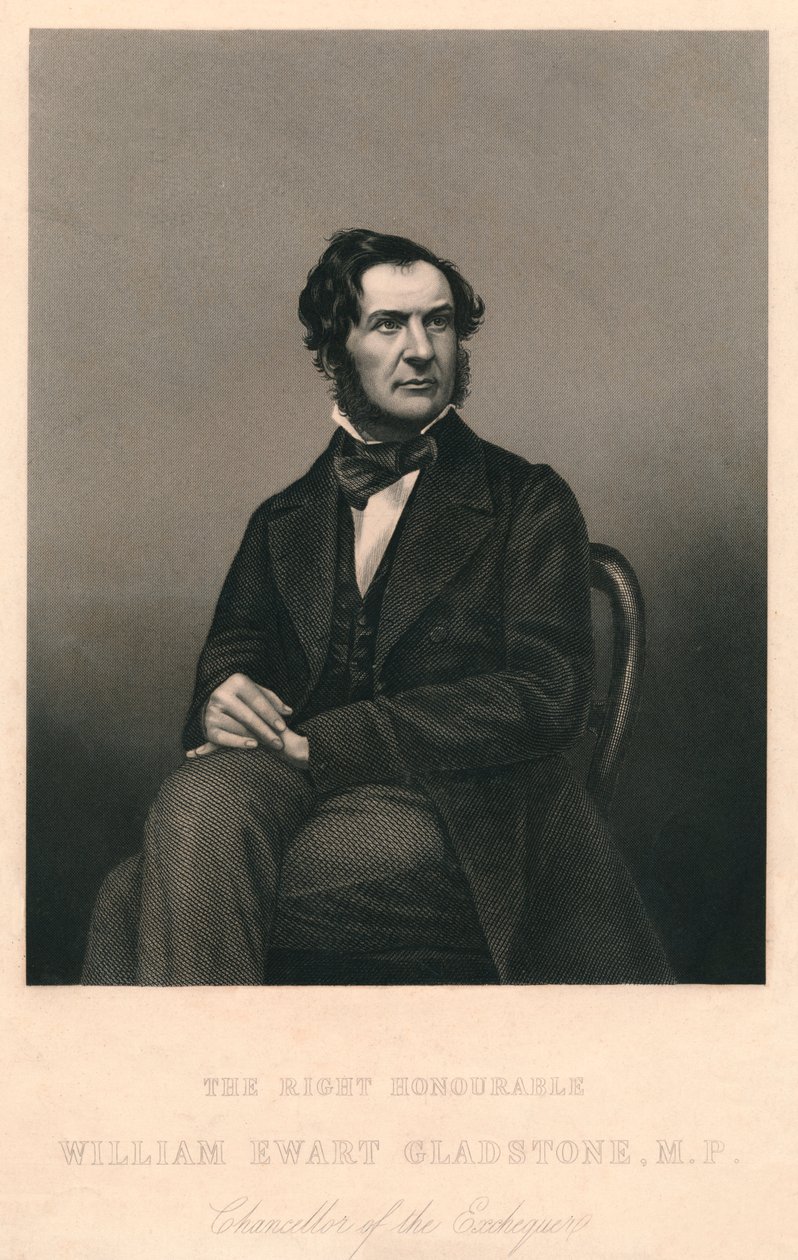 The Right Honorable William Ewart Gladstone, M.P., 1859. af Daniel John Pound
