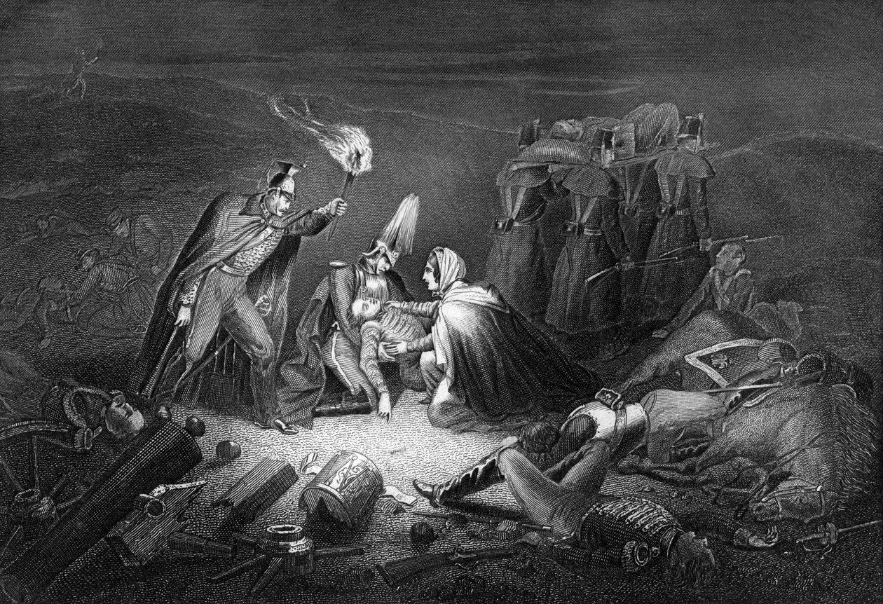 Almas slagmark, natten efter slaget, 1854 1857. af Daniel John Pound