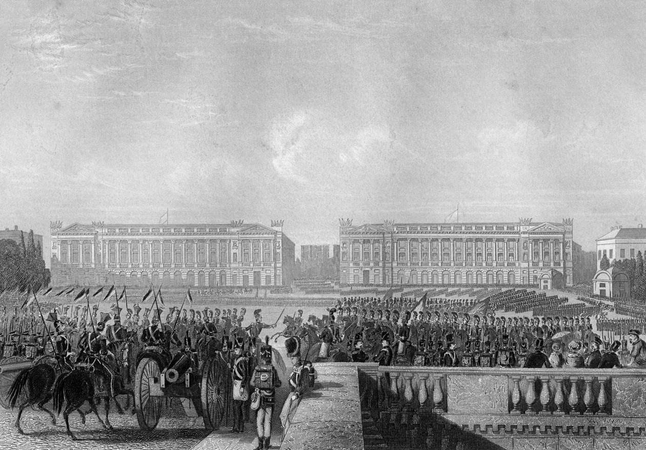 De allieredes indtræden intp Paris, 1815 c1857 af Daniel John Pound