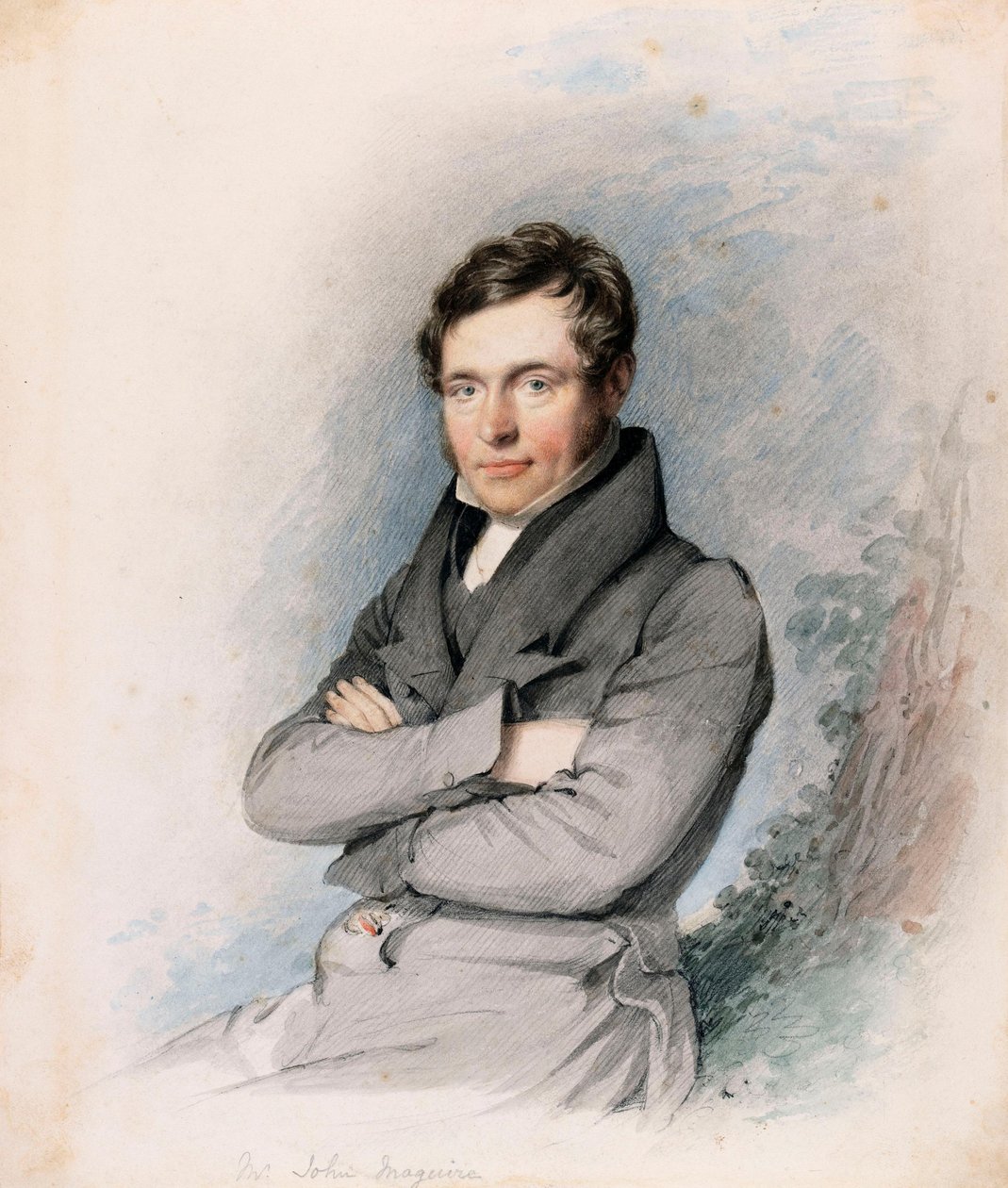 Portræt af John Maguire af Daniel Maclise
