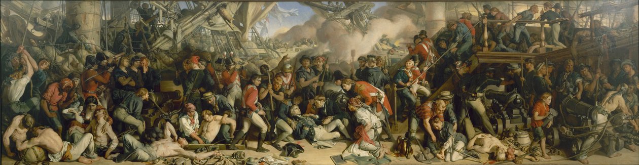 Nelsons død, 1859-1864 af Daniel Maclise