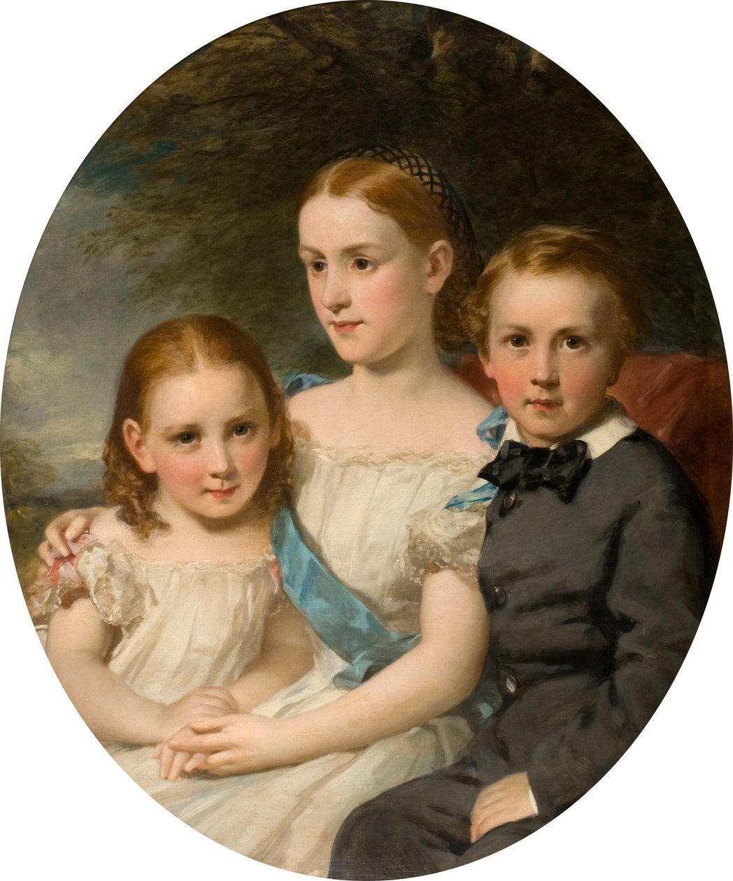 The Children of William Neish, ca. 1862 (olie på lærred) af Daniel Macnee