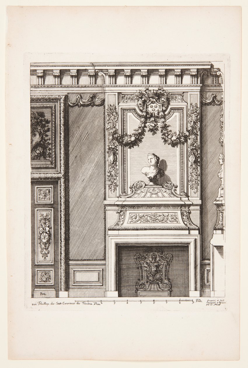 Voorst-paladset, trappe af Daniel Marot