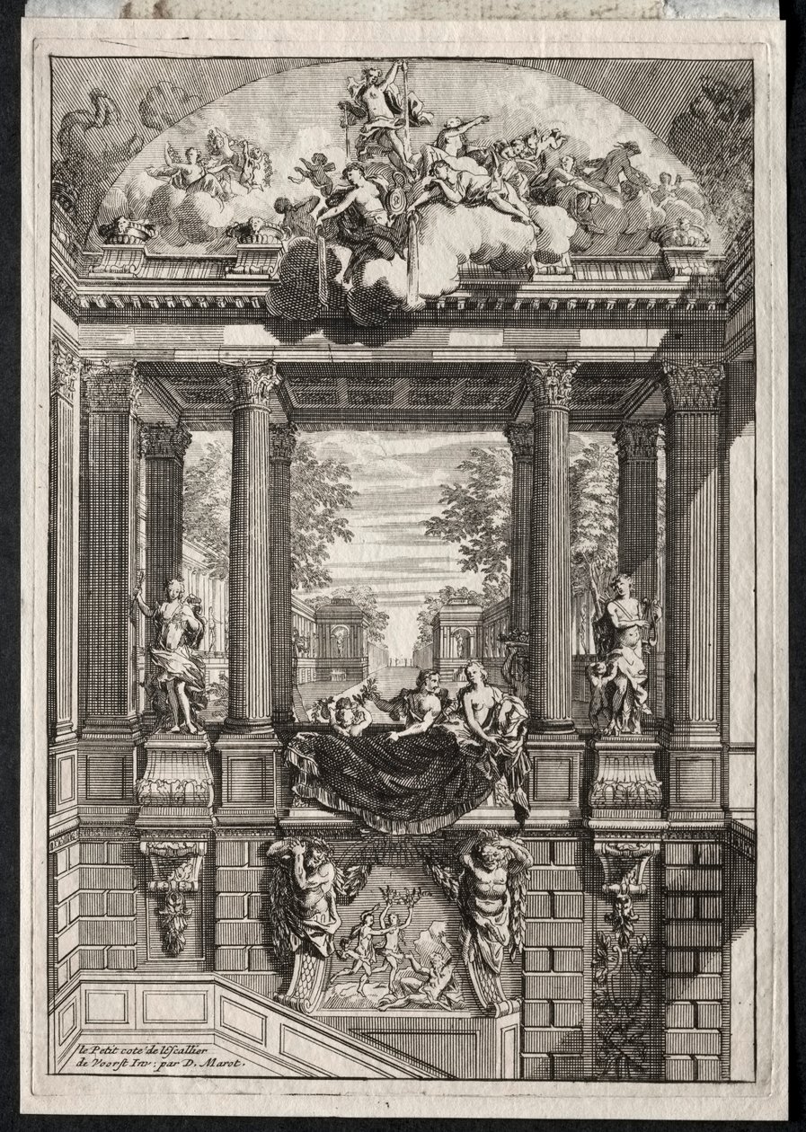 Trappe ved Palace of Voorst i Holland af Daniel Marot